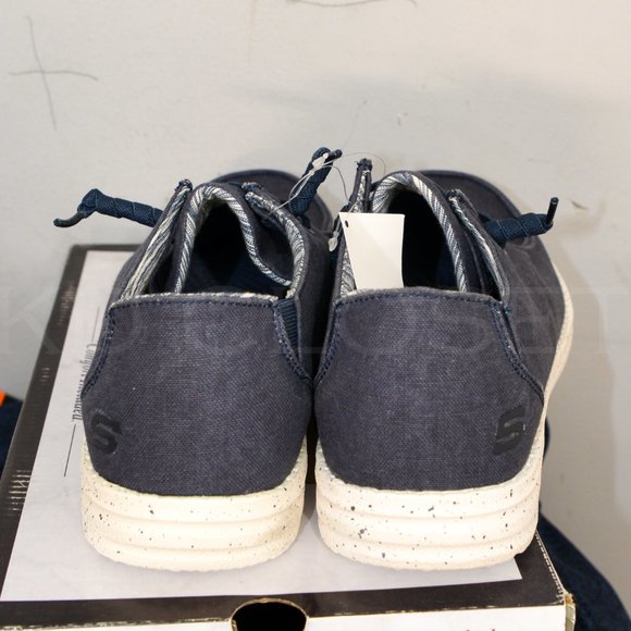 Skechers Relaxed Fit Melson Chad Slip On Casual Shoes Navy main image 5